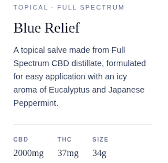 Blue Relief